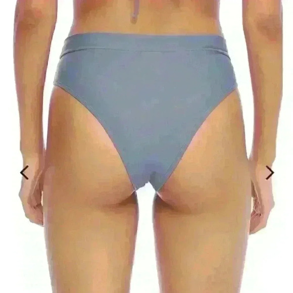 NWT Body Glove storm dusty blue bikini Greta & Marlee high thigh push up swim s - Picture 3 of 16